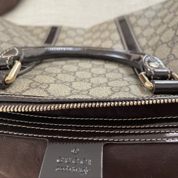 Gucci dark brown monogram bag - Picture 5 of 11